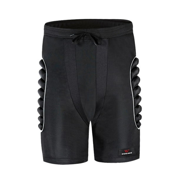 Pantalones cortos acolchados con protección de cadera de alto impacto para esquí, esquí, patinaje, patineta, snowboard, ciclismo, baloncesto y más - E S Macarena Shorts acolchados patines