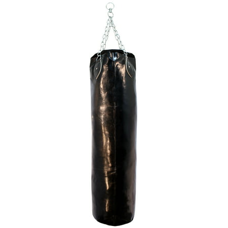 Last Punch Heavy Duty Black Vinyl Leather Punching Bag with