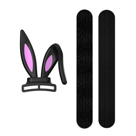 

Bunny Ear Replacement Silicone Adorable Headphone Adornment Decor Supply
