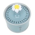 thumbnail image 3 of Fuente para beber para mascotas, dispensador de agua inteligente para gatos con circulación automática de agua con filtro y luz LED, 2,4 L, gris, 3 of 12