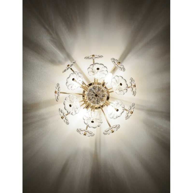 Gold Flush Mount Ceiling Light