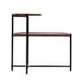 thumbnail image 4 of BEJOLO Round C-Shaped End Table - 2-Tier Side Table for Living Room, Bedroom - Small Sofa & Bedside Table with Sturdy Metal Frame - Space-Saving Black Accent Table Black, 4 of 11