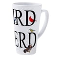 thumbnail image 2 of CafePress - Bird Nerd - 17 Oz White Ceramic Latte Mug, 2 of 3