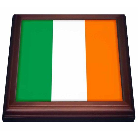 3dRose Flag of Ireland Irish green white orange vertical stripes