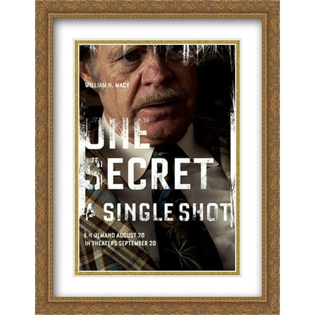 Double Corona Single A Single Shot 28x36 Double Matted Large Large Gold Ornate Framed Movie Poster Art Print ()