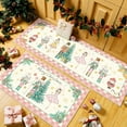 thumbnail image 2 of Duraaamo Set of 2 Christmas Nutcracker Kitchen Mats Nutcracker Kitchen Mats Cute Christmas Bathroom Rug Non Slip Floor Mat for Kitchen Vintage Farmhouse Mats for Christmas Indoor Outdoor, 2 of 6