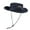 dark blue, variant on Summer Wide Brim Waterproof Bucket Hat For Men Hiking Climbing Sun Hat Fishing Fisherman Hat UV Protection Light Thin Bonnie Hat