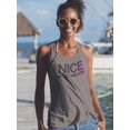 thumbnail image 2 of Nice Fashion Style  Racerback Tank Women -Image by Shutterstock, Female Medium, 2 of 4