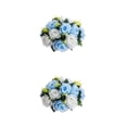 thumbnail image 2 of Justharion 1/2/3/5 Exquisite Simplicity Fake Flower Ball Arrangement Bouquet For Minimalist Décor blue 2PCS, 2 of 6