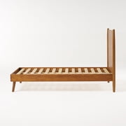 OkiOki Mid-Century Wood Bed, Twin