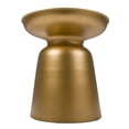thumbnail image 3 of Simpli Home Toby 17 inch Wide Modern Industrial Metal Accent Table in Gold Iron, Assembled, 3 of 9