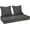 Darkgray, variant on Outdoor Olefin Deep Seat Cushion,Patio Chair Cushion and Pillow, Water-Resistant Sectional Sofa Pad with Straps