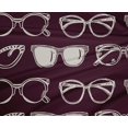 thumbnail image 4 of oneOone Polyester Lycra Chocolate Brown Fabric Goggles Fashion Craft Projects Decor Fabric Printed By The Yard 56 Inch Wide, 4 of 4