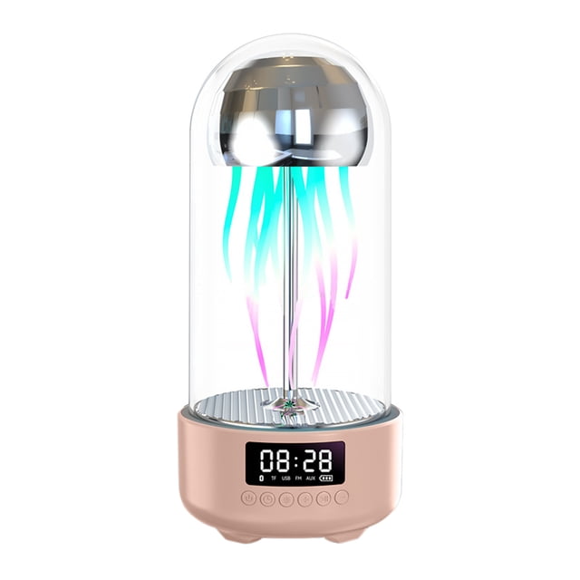 Altavoces Bluetooth Luz Nocturna Inalámbrica Medusa Altavoces Inalámbricos Bluetooth Color Vibración Luz Respiratoria Sonido Al Aire Libre Luz Nocturna Altavoces Bluetooth Al Aire Libre