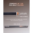 thumbnail image 5 of CRICAL Carbon Fiber Pool Cue Stick CXD Series Professional Pool Sticks for Adults Low Deflection Pool Cue Billiard Cues with 12.5mm Tip (Precise, Easy to Control, Pro Taper), 5 of 8
