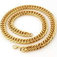 thumbnail image 6 of 9/11/13/16/20mm Top Polished Mens Chain Stainless Steel CURB CUBAN Link Necklace, 6 of 9