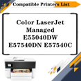 thumbnail image 2 of W9060MC W9061MC W9062MC W9063MC Toner Cartridges Compatible for HP Color Laserjet Managed E55040DW E57540DN E57540C Printers, High Yield 16,000 Pages, 2 of 7
