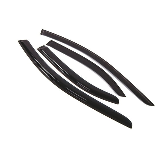 TuningPros Outside Mount Window Visor Deflector Smoke Tinted 4 Pcs Set For 2004-2008 Acura TSX
