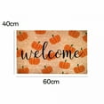 thumbnail image 2 of DERONA Fall Coir Door Mat, Welcome Doormats Natural Coir Mats Non Slip Front Door Rugs for Thanksgiving Decorative Entrance Porch Outdoors 16 X 24Inch (Pumpkins), 2 of 5