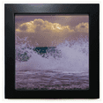 thumbnail image 1 of Ocean Sea Wave Spray Science Nature Picture Black Square Frame Picture Wall Tabletop, 1 of 3