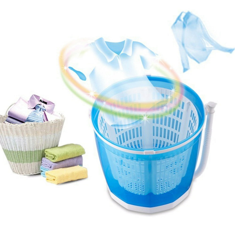 LYUMO Portable Handoperated Mini Washing Machine Spin Dryer for