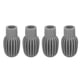thumbnail image 3 of 4 puntas de silicona para baquetas, silenciador de práctica silencioso para tambor, accesorios de percusión, gris, 3 of 14