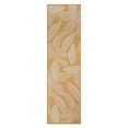 thumbnail image 2 of World Rug Gallery Distressed Palm Leaves Textured Flat Weave Indoor/Outdoor Area Rug - YELLOW 2'x7', 2 of 8