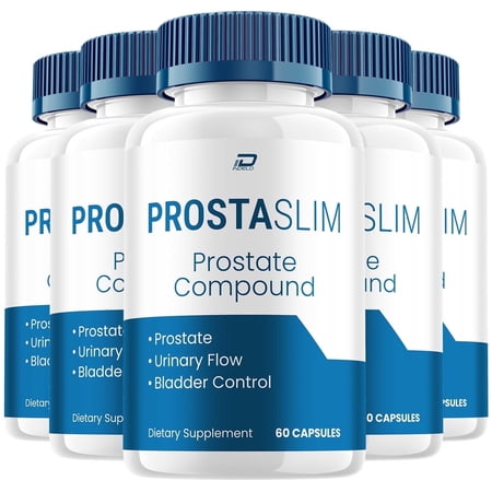 ProstaSlim Supplement for Men – Prosta Slim Pills Advanced Formula Supplements for Men Health Supplement, Reviews (5 Pack - 300 Capsules)