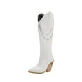 thumbnail image 2 of Otoño e invierno, botas cálidas de talla grande para mujer, tacón de cuña, tacón superalto, estampado de serpiente, botas altas Wmkox8yii sa2505, 2 of 9
