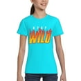 thumbnail image 3 of Ben Azelart Stay Wild Kids T-Shirt 3d Printed Graphic T-Shirts Boys And Girls Short Sleeve Shirts For Youth Kids X-Small, 3 of 7
