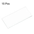 thumbnail image 3 of Uxcell 15packs Welding Lens 1.9" x 4.25" Clear Glass Replacement Welding Lenses, 3 of 5