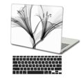 thumbnail image 4 of KSK KAISHEK Hard Case Compatible 2019 - 2016 Released Newest MacBook Pro 15 inchs with Retina Display + Black Keyboard Cover Model: A1707/A1990 Flower 0607, 4 of 5