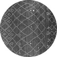 thumbnail image 1 of Ahgly Company Indoor Round Oriental Gray Industrial Area Rugs, 6' Round, 1 of 4