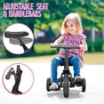 thumbnail image 2 of Little Buddy 4 in 1 Multi-Use Kids Balance Tricycle for 1-3 Year Olds, 3 Wheeler Toddler Bike Trike for Boys Girls with Removable Pedals, Adjustable Seat and Grip Handlebars (Black), 2 of 7