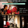 thumbnail image 4 of Fan Cordless Jobsite Tent Fan with Light For Milwaukee 14.4-20V Li-Ion Battery, 4 of 6
