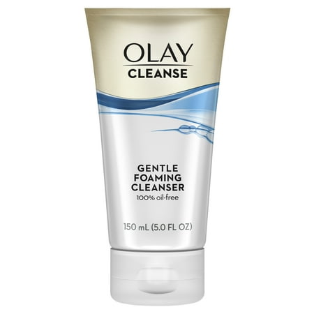 (2 pack) Olay Cleanse Gentle Foaming Cleanser, 5 fl (Best Drugstore Cleansing Oil 2019)