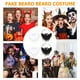 thumbnail image 4 of 4pcs barbas falsas disfraz de barbas de cosplay bigotes falsos barbas realistas, 4 of 5