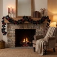 thumbnail image 5 of Hanging Flowers Plant,Black Flexible Bendable Artificial Flower Garland for Halloween Home Livingroom Theme Party Decor, 5 of 9