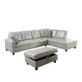 thumbnail image 3 of StarHomeLiving Left Facing Sectional Sofa w/ottoman Right Facing, 3 of 5