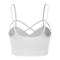 thumbnail image 3 of KOGMO Women's Seamless Criss-Cross Front Bralette with Removable Bra Pads, 3 of 5