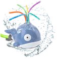 thumbnail image 2 of Eigraketly Juguete rociador de agua para niños, juguete para exteriores, juego de agua para niños al aire libre, suministro de jardín giratorio para Deportes acuáticos gris Eigraketly OD001772-02B, 2 of 6