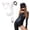 (A47 White 7.5"×6.7"×1.2"), variant on Halloween Decorations Halloween 3D Cute Animal Tail Pendant Women Holder Pompoms Tail Fashionable Hairy Tail 50Cm Halloween Plush Tail With Plush Ear Headband Event & Party Home Decor