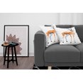 thumbnail image 3 of Ambesonne Antelope Throw Pillow Cover 2 Pack, Thomson's Gazelle Cartoon, 18", Multicolor, 3 of 7