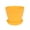 Yellow, variant on Mdesiwst Flower Pot Thickened Wear-Resistant Easily Clean Anti-Scratch Solid Break-resistant Ventilated Bottom Round Planters Candy Color Mini Flowerpot for Garden