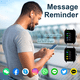 thumbnail image 4 of Reloj inteligente LAXASFIT H9 y H6 para responder llamadas, seguimiento de calorías, frecuencia cardíaca, monitoreo de oxígeno en sangre, reloj inteligente Bluetooth, 4 of 5