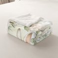 thumbnail image 4 of Erosebridal Happy Easter Throw Blanket for Couch 60x80,Festival Rabbit Eggs Fleece Blanket,Flower Decoration, 4 of 6