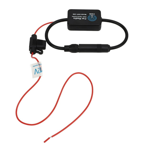 Antenne Stéréo pour Voiture, Facile à Installer Longue Durée de Vie Radio FM Booster Augmente la Distance de Réception Anti-Interférence pour Voiture