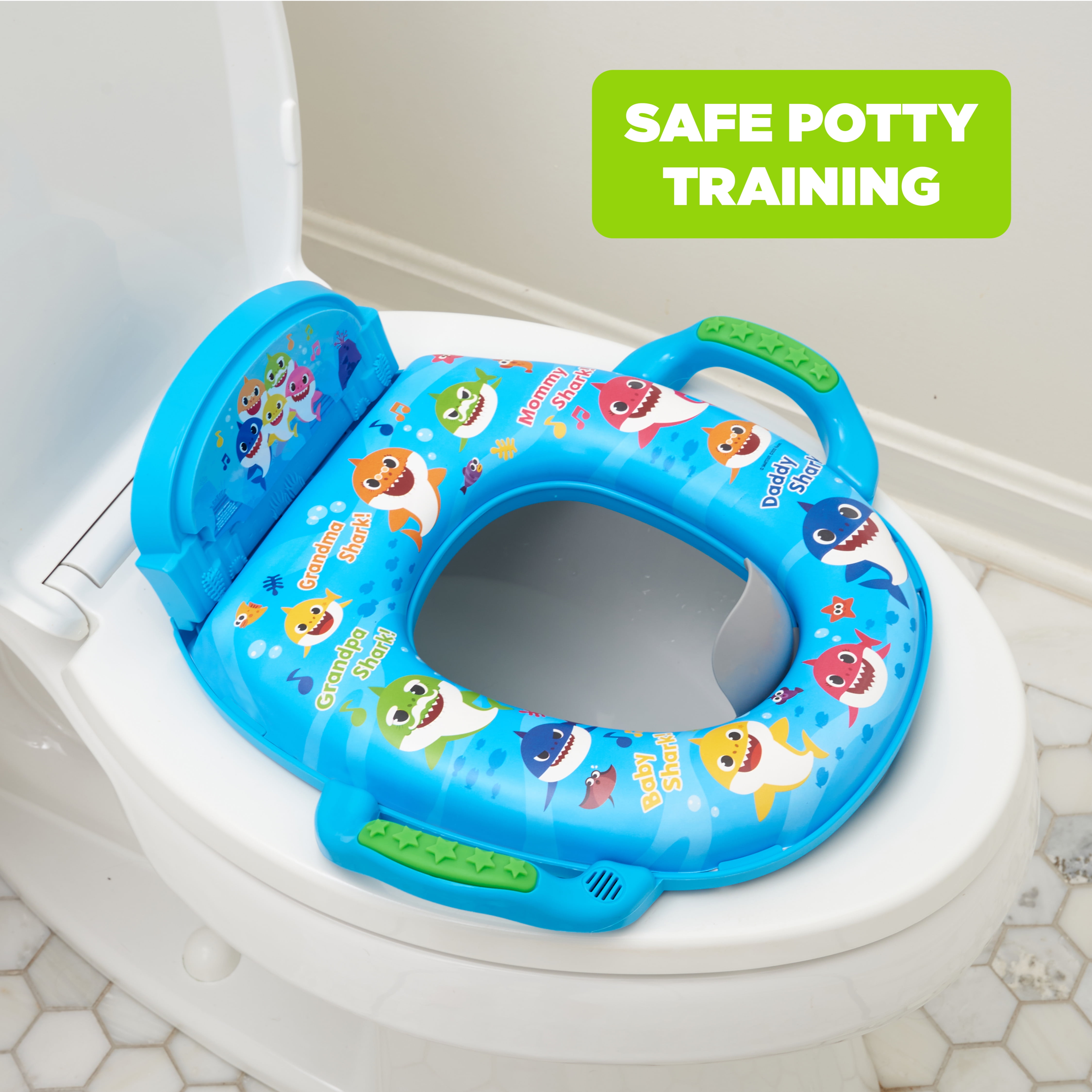 Reusable Potty Seat Covers for Baby Blue Potty Seat for Travel to Keep Your Baby Safe Blue Folding Potty Training Seat 