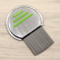 thumbnail image 2 of Lice Nit Comb Get Down Stainless Steel Metal Tooth Head Long Teeth/professional Stainless Steel Nit Comb, 2 of 2