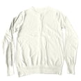 thumbnail image 6 of Women Casual Button Front Cardigan Long Sleeve Knitted Sweater Solid Color Crew Neck Soft Warm Outerwear Lightweight Daily Wear Fashion Clothing White XL, 6 of 6